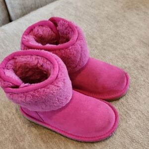 UGG Pink Fur-Lined Boots